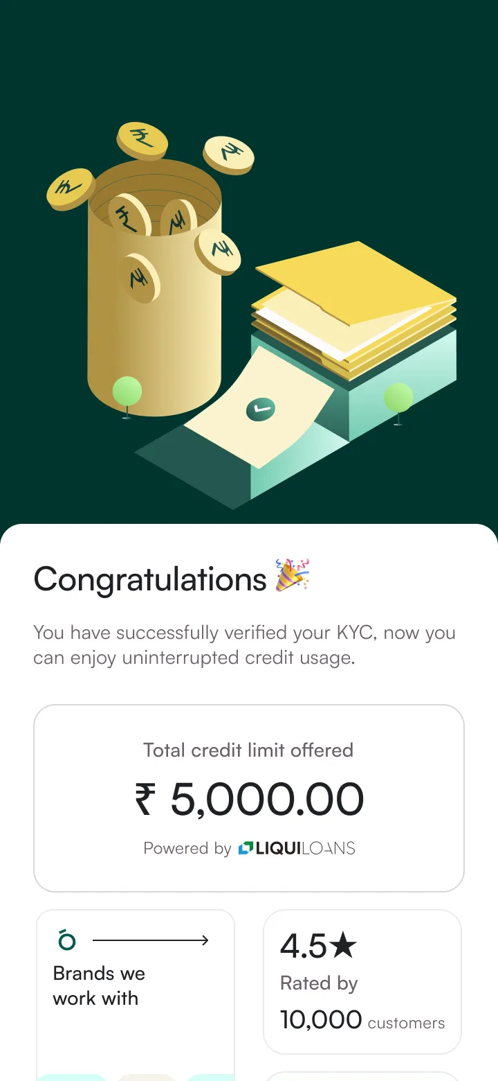 KYC approved with Rs 5,000 micro-limit
