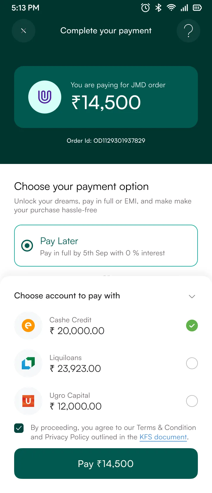 Change lender