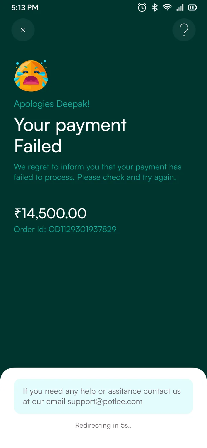 Failed