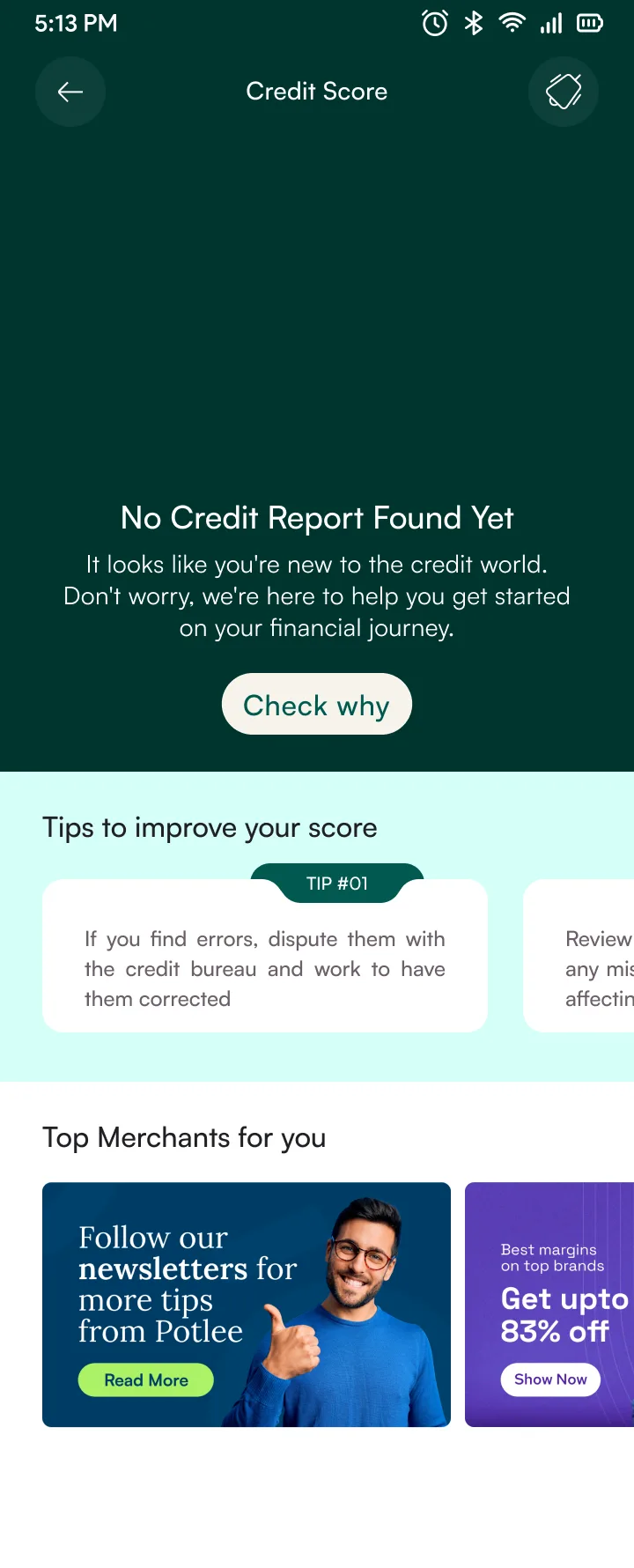 No report