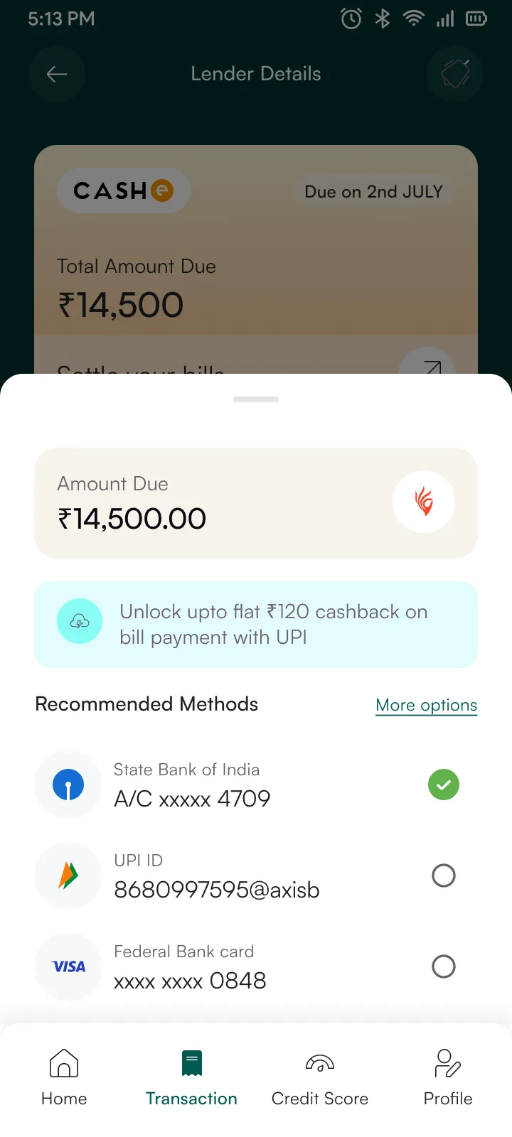Repayment
