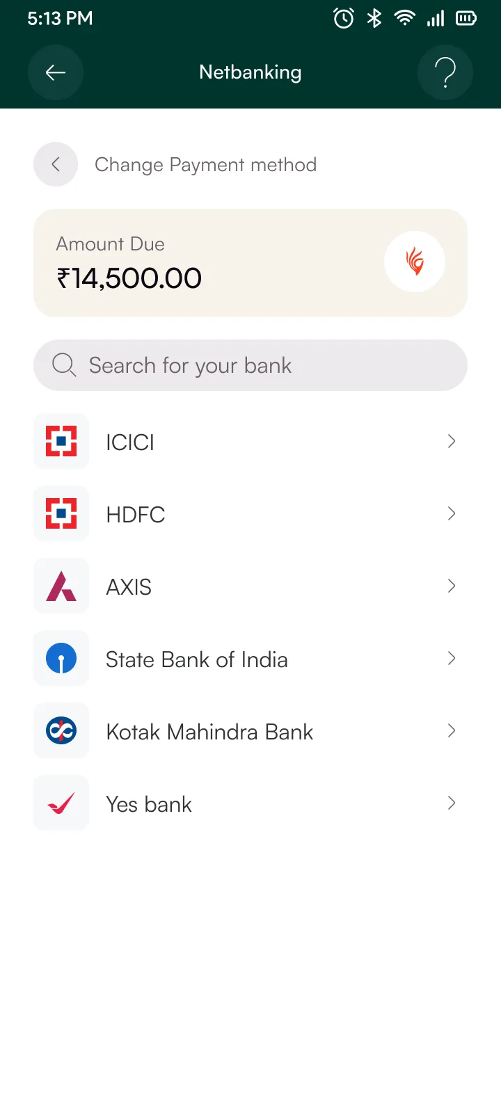 Net banking